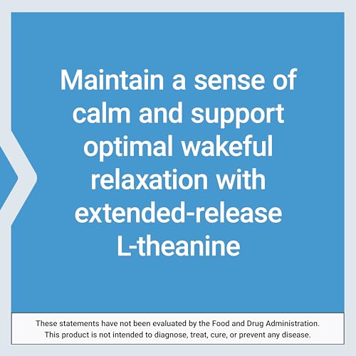 Life Extension Theanine XR™ Stress Relief – L-Theanine – Promotes a Calm Response to Daytime Stress – Non-GMO, Gluten-Free, Vegetarian – 30 Tablets
